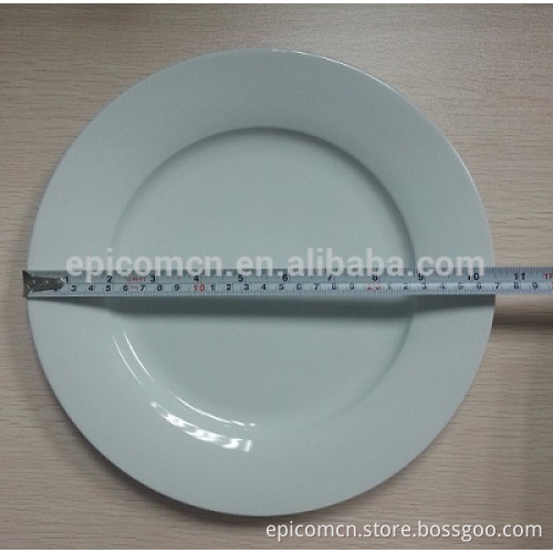 10.5''ceramic round dinner plate,10.5inch porcelain dinner plate,10.5'' hotel dinner plate